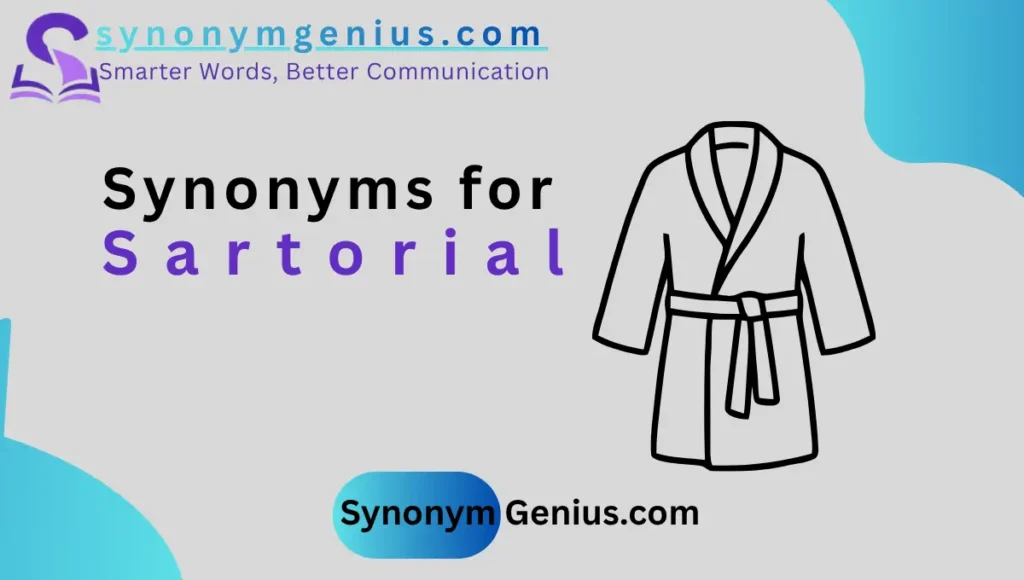 synonyms for sartorial