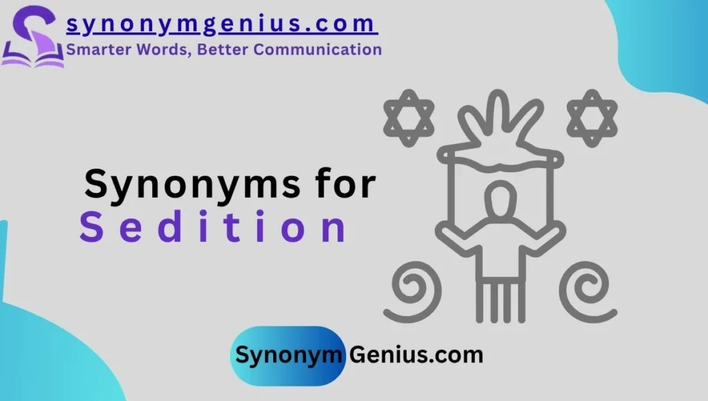 synonyms for sedition