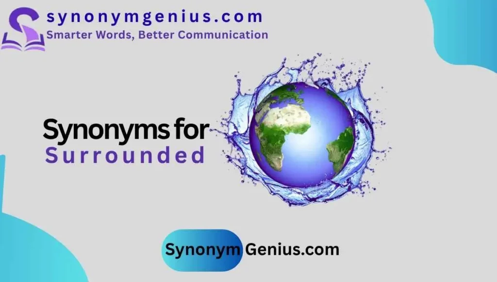 synonym for surrounded