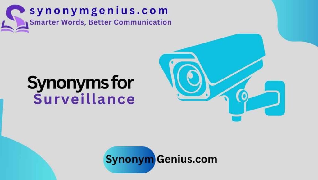 synonym for surveillance