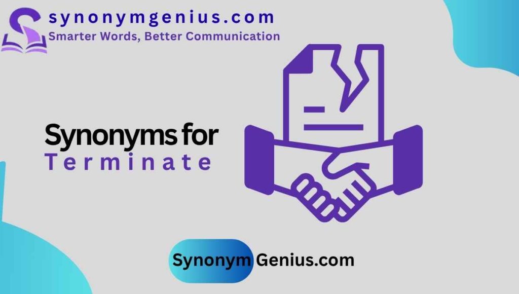 synonym for terminate