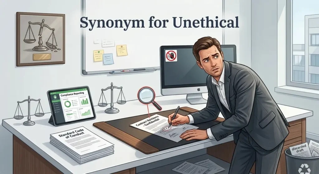 synonym-for-unethical