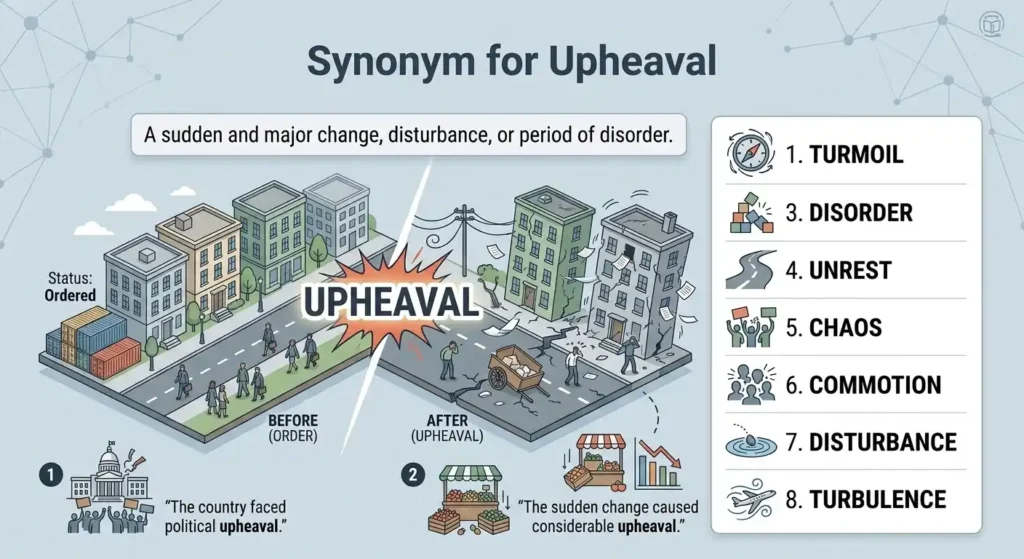 synonym for upheaval