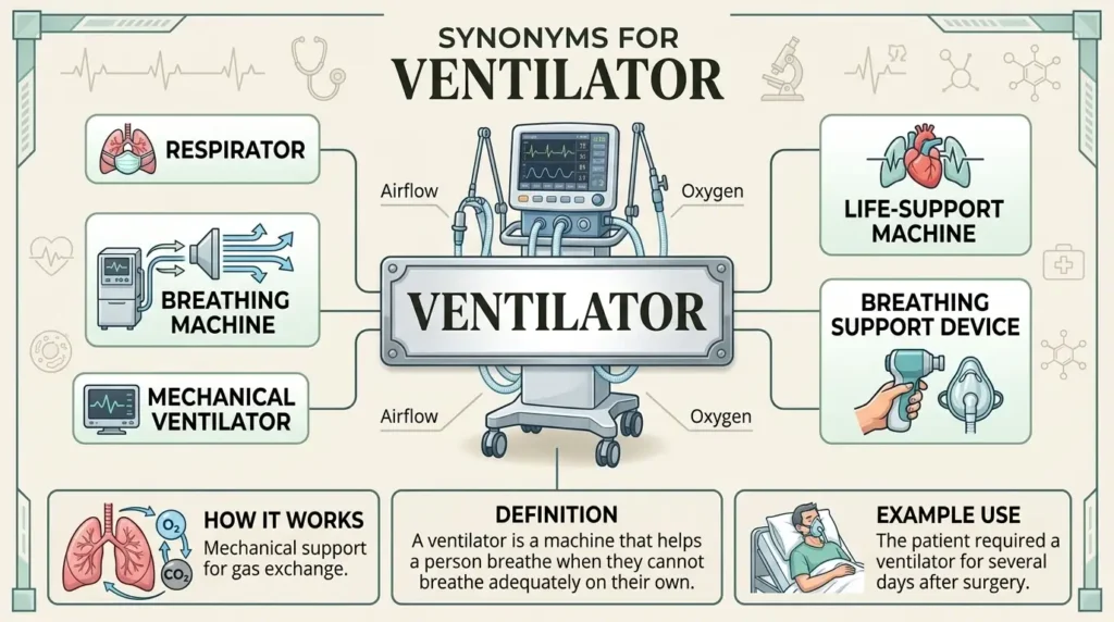 synonym for ventilator