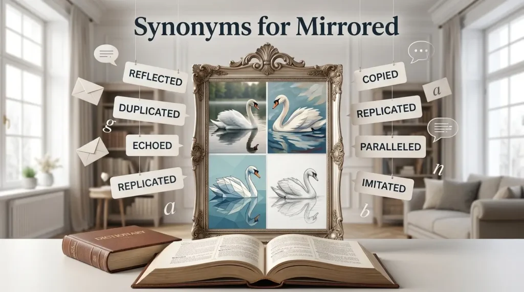Synonyms for Mirrored