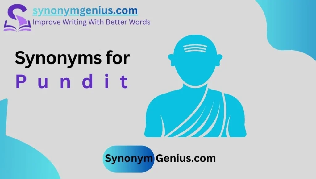 Synonyms for Pundit