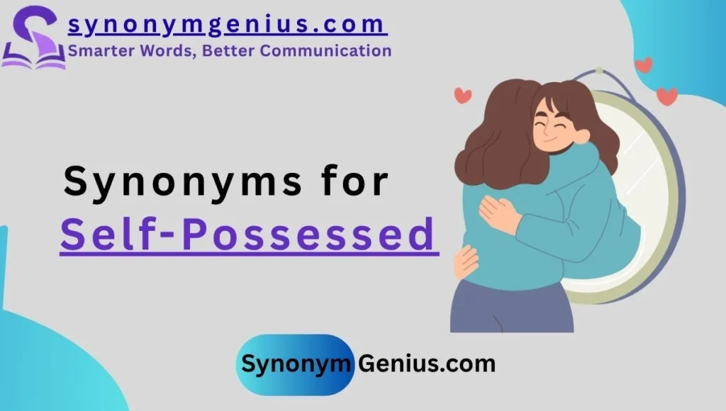 synonyms for self possessed