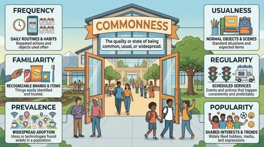 Synonym for Commonness