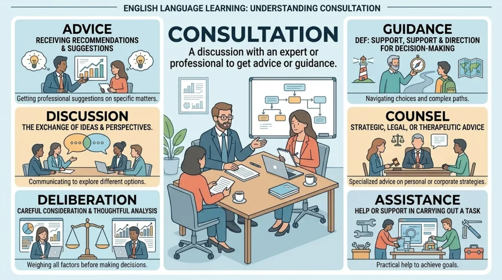Synonym for Consultation