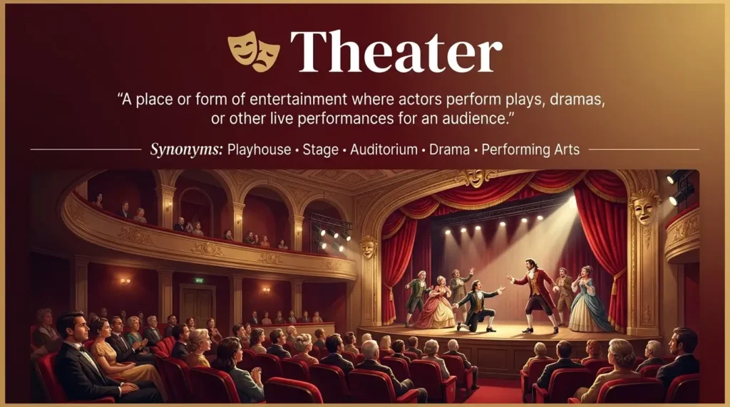 synonym for theater