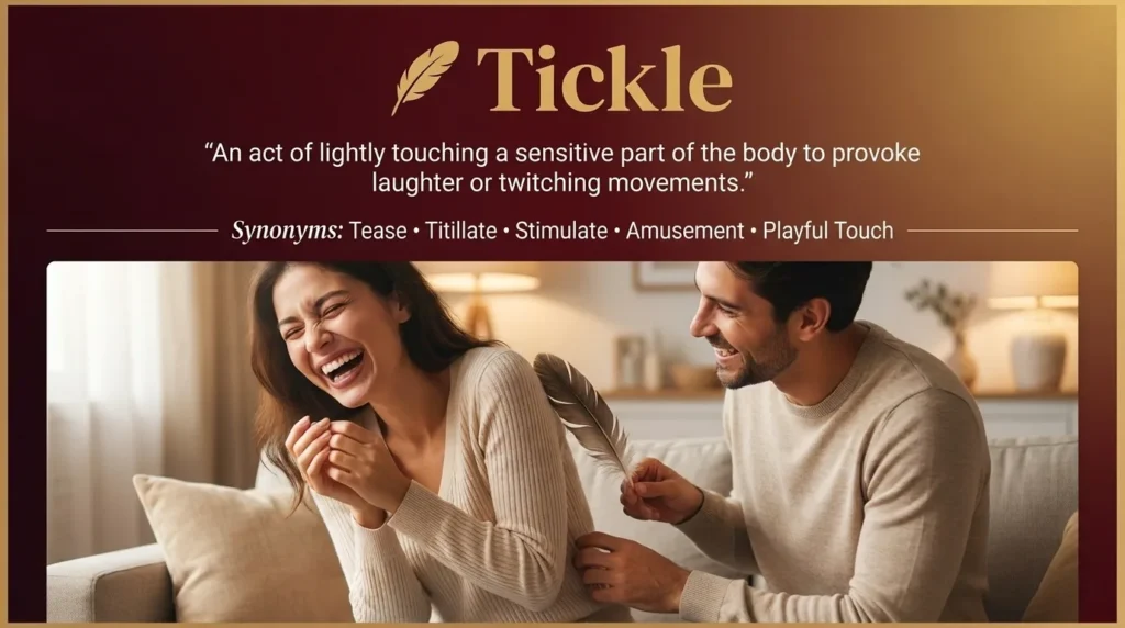 synonym for tickle