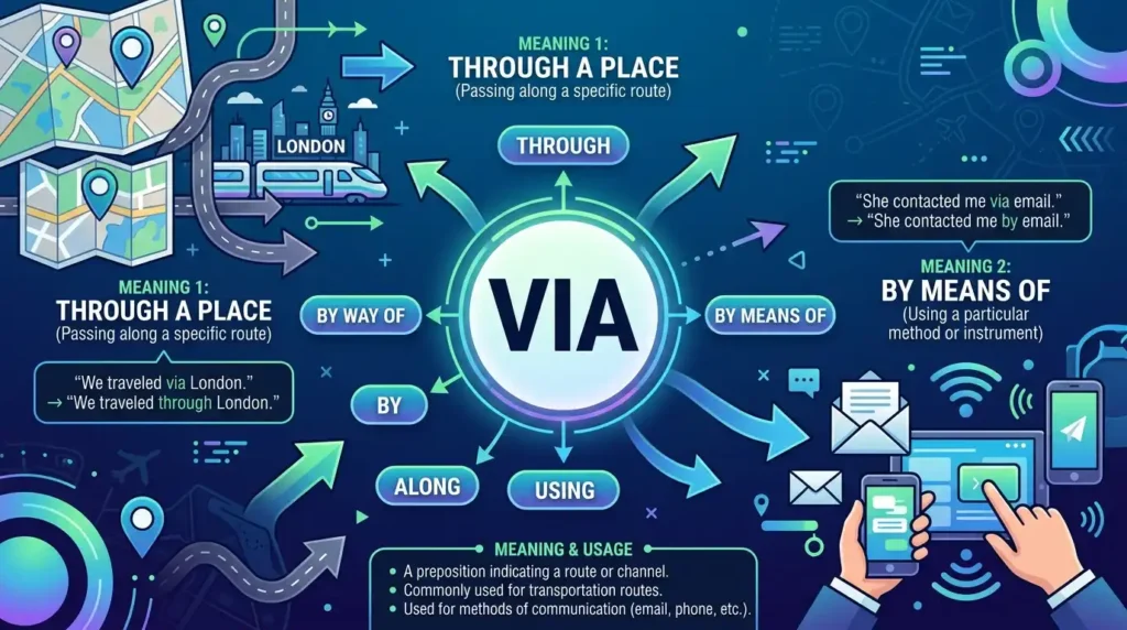 Synonym for Via