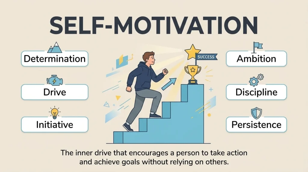 Synonyms for Self-Motivation