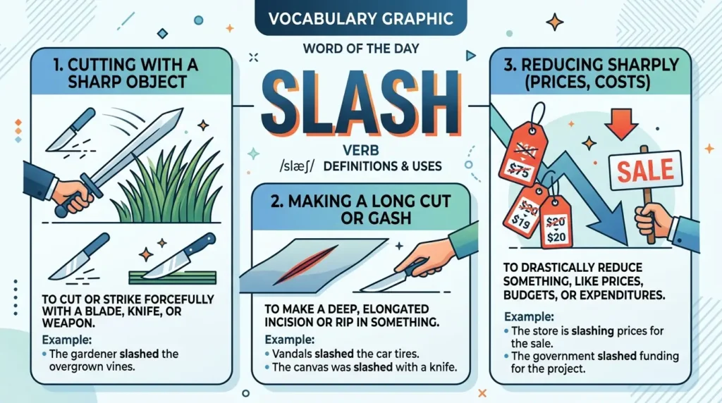 Synonyms for Slash