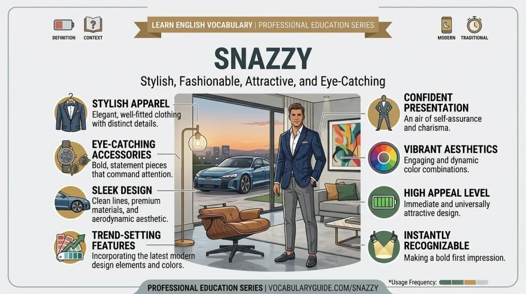 Synonyms for Snazzy