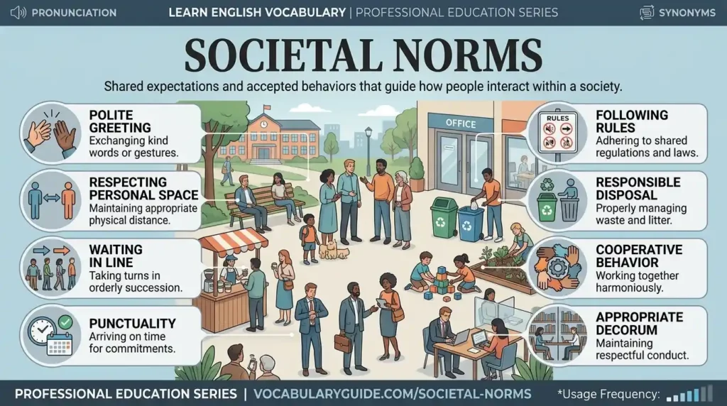 Synonyms for Societal Norms