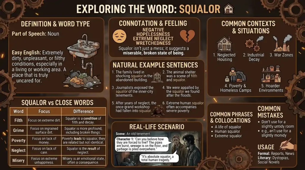 Synonyms for Squalor