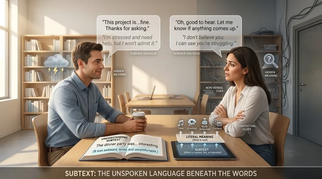 Synonyms for Subtext