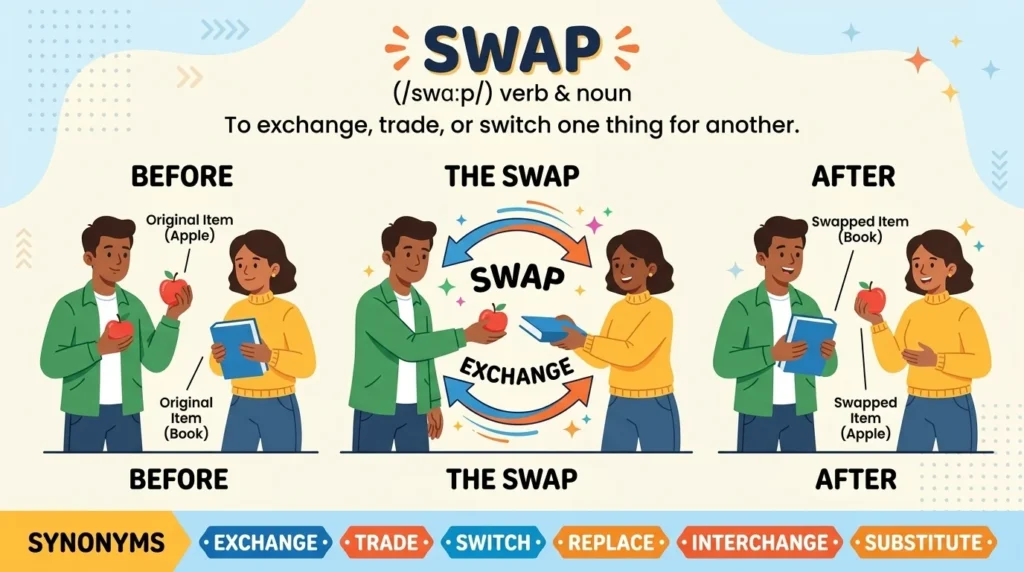 Synonyms for Swap