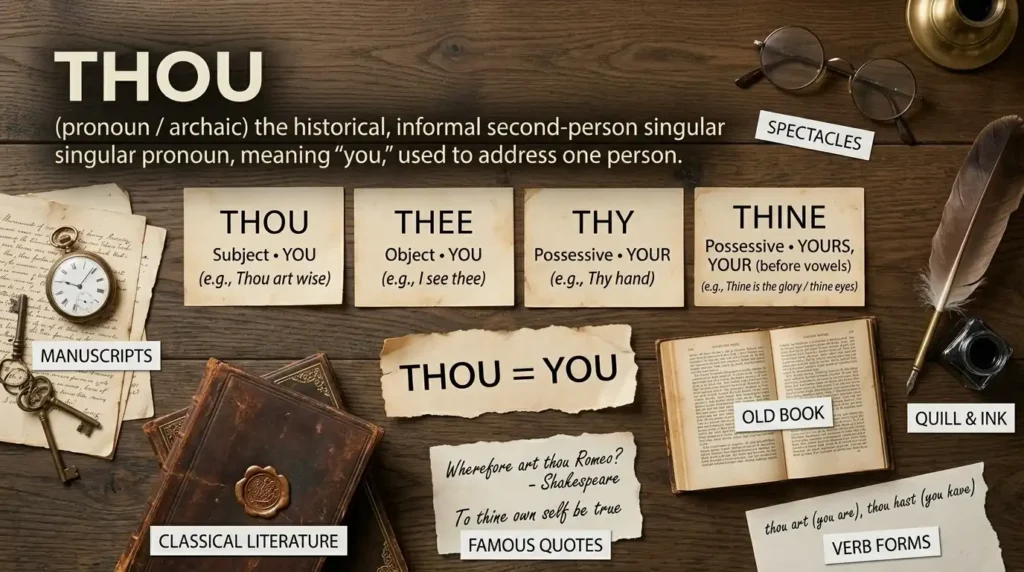 Synonyms for Thou