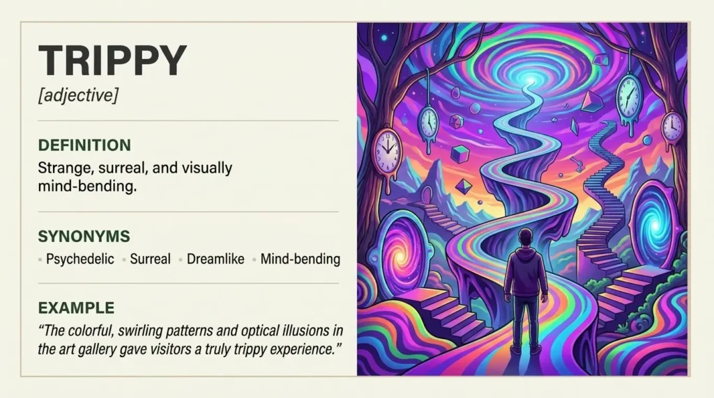 Synonyms for Trippy
